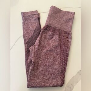Livesore Women’s Seamless High-Rise Leggings Maroon Size Small